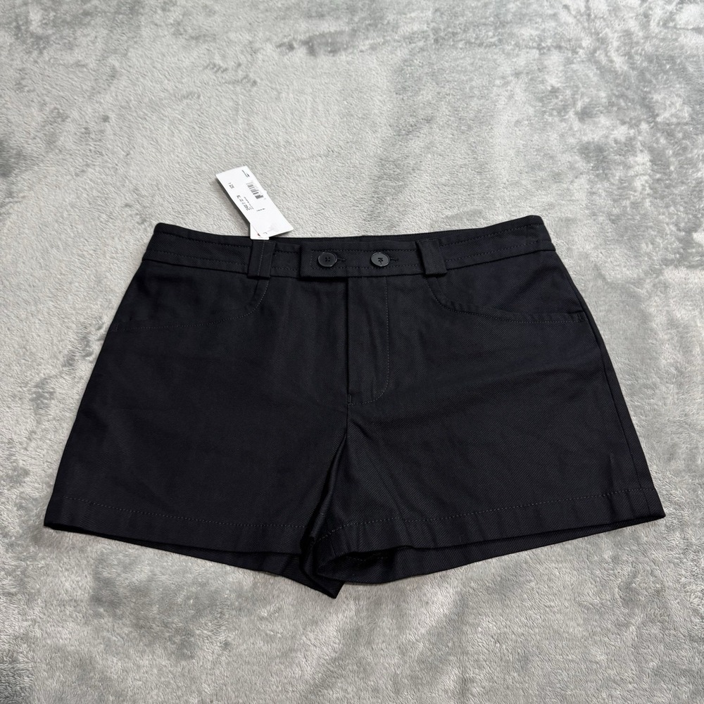 VTG Y2K Lacoste NEW Double Button Mid Rise Shorts Womens 4 Retro Preppy Indie